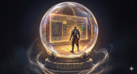 A warrior before their divine patron — The Forge